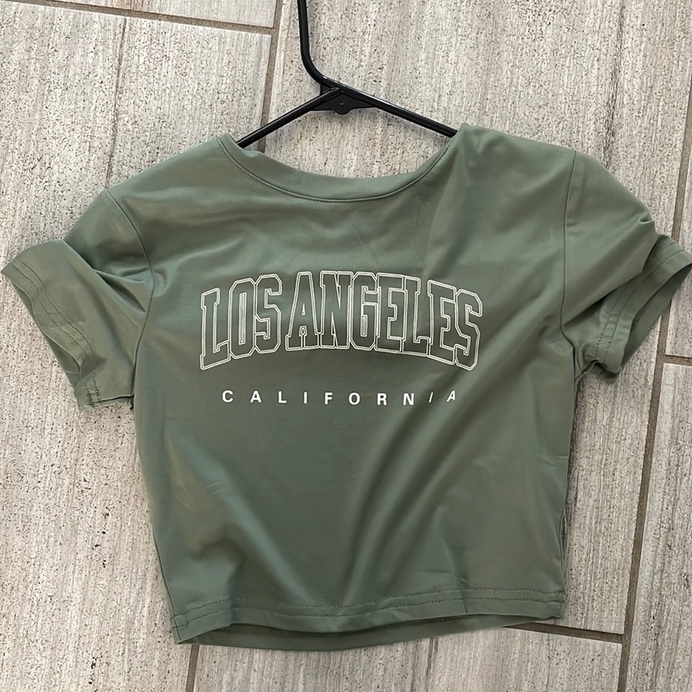 Green California top